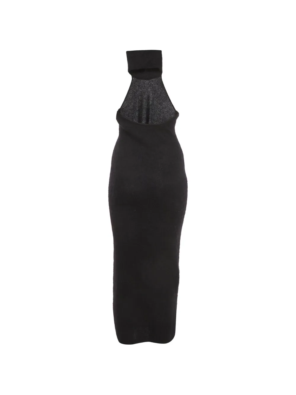 Magda Butrym halterneck knitted maxi dress - Nero