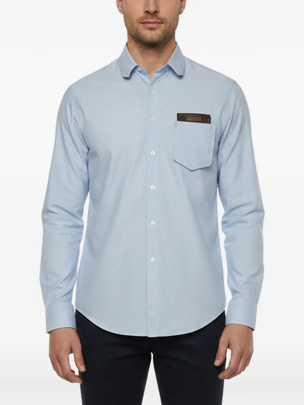 Louis Vuitton Pre-Owned Oxford button-up shirt - Blau