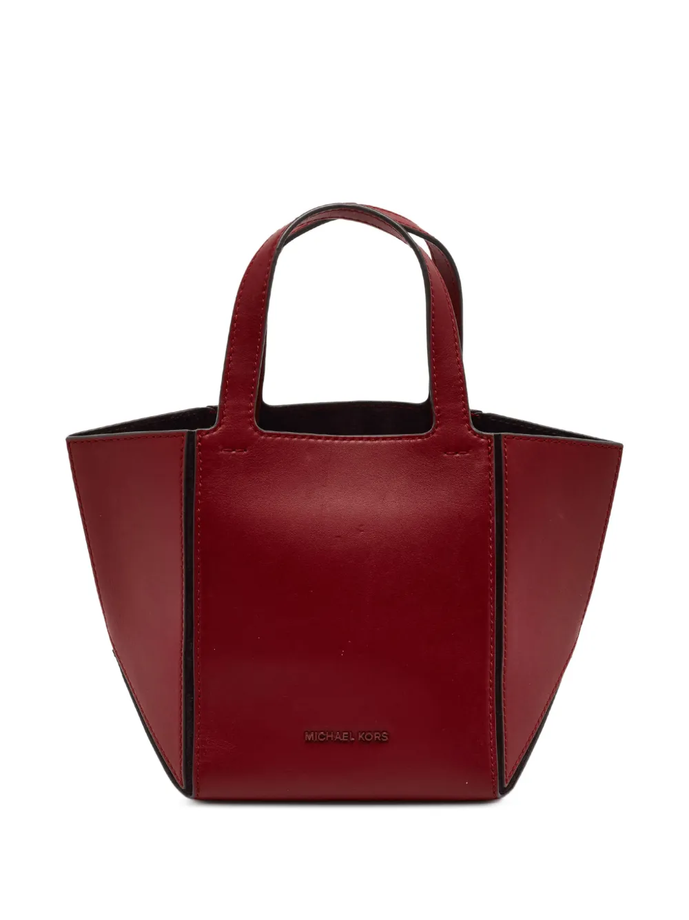 Michael Kors Vintage petit sac à main en cuir Jordi - Rouge Michael Kors Vintage petit sac à main en cuir Jordi - Rouge