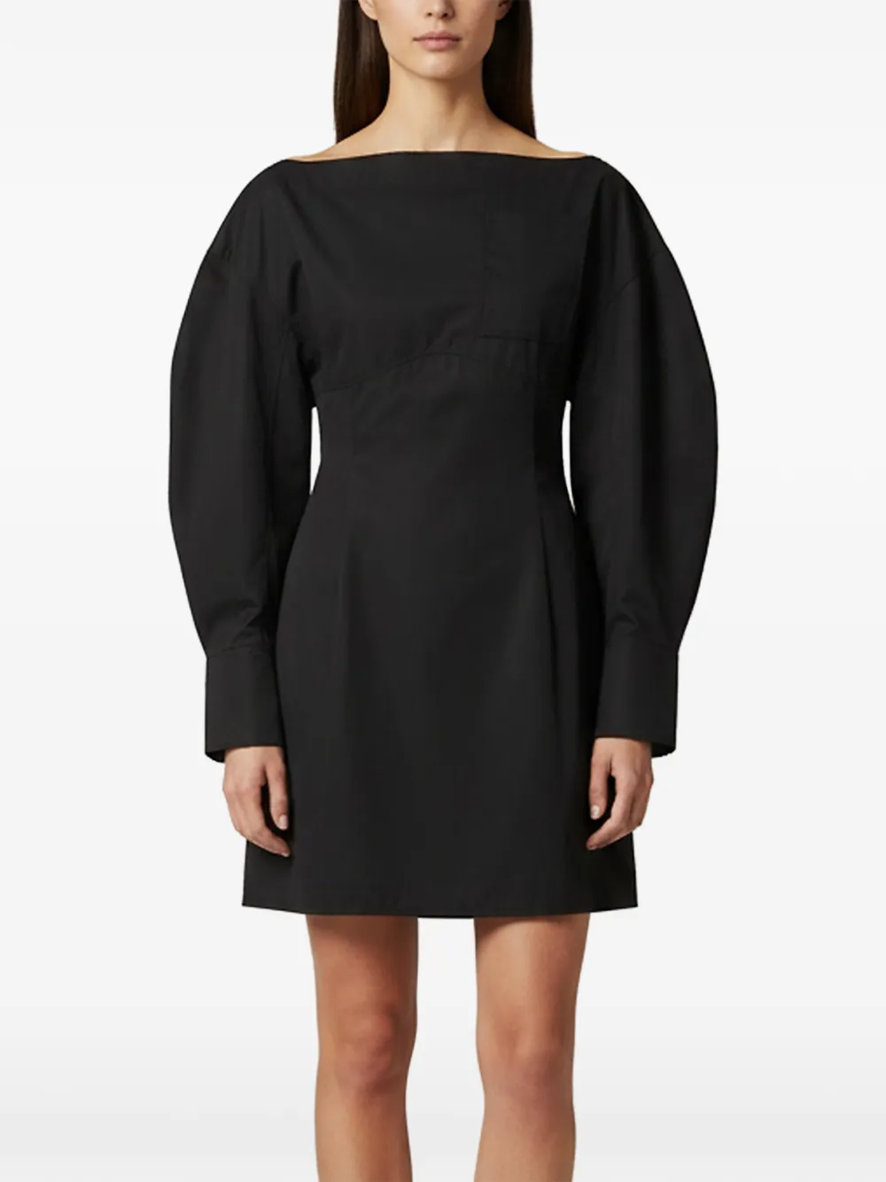 Jacquemus Pre-Owned La Robe Chemise Casaco structured mini dress - Schwarz