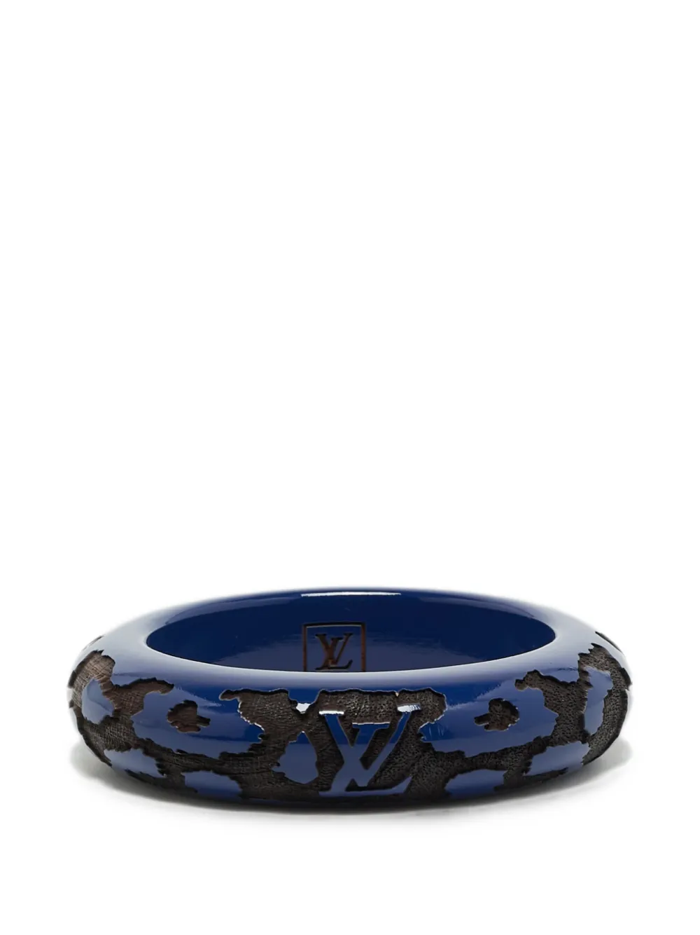 Louis Vuitton Pre-Owned LV wood bangle - Blu