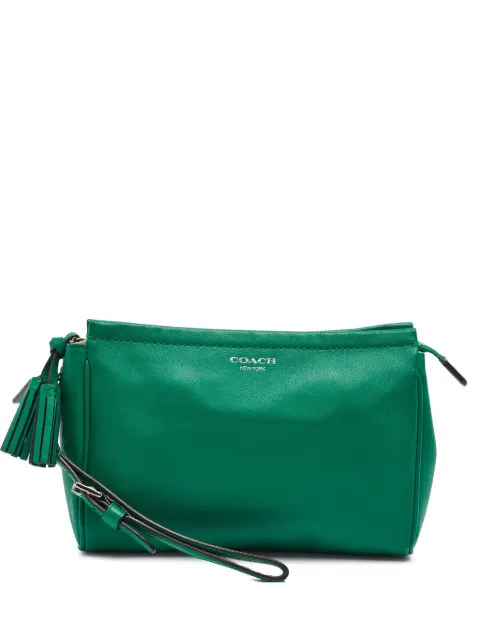Coach bolso de mano con detalle de borlas