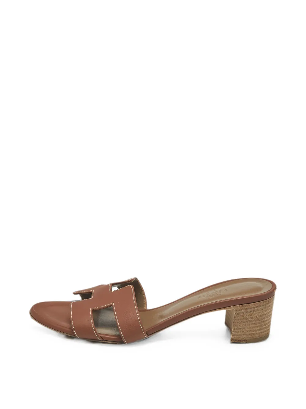 Hermès Pre-Owned Oasis H-cutout sandals - Braun