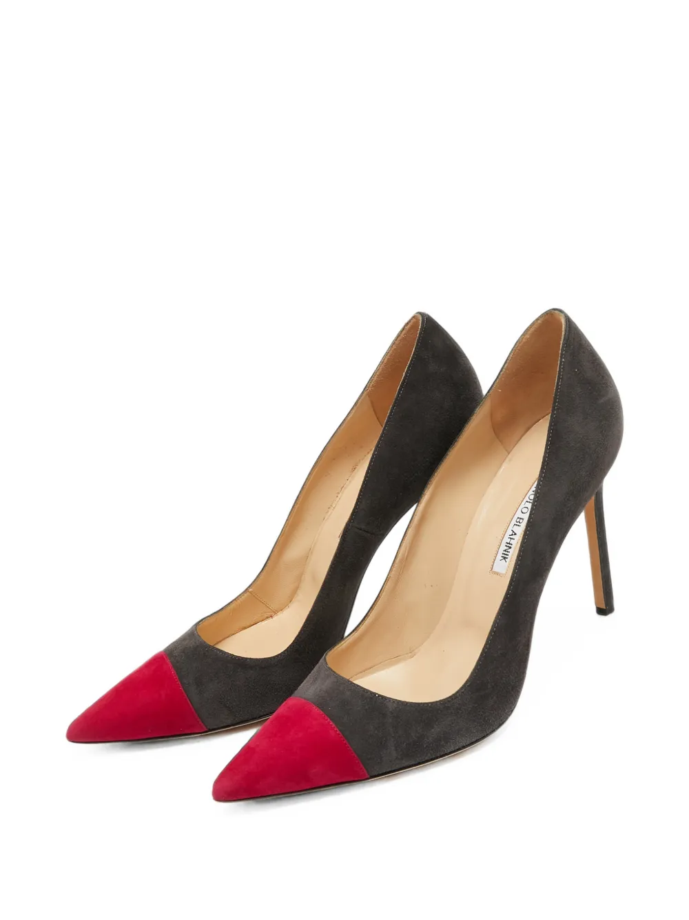 Manolo Blahnik Bipunta heeled pumps - Grau