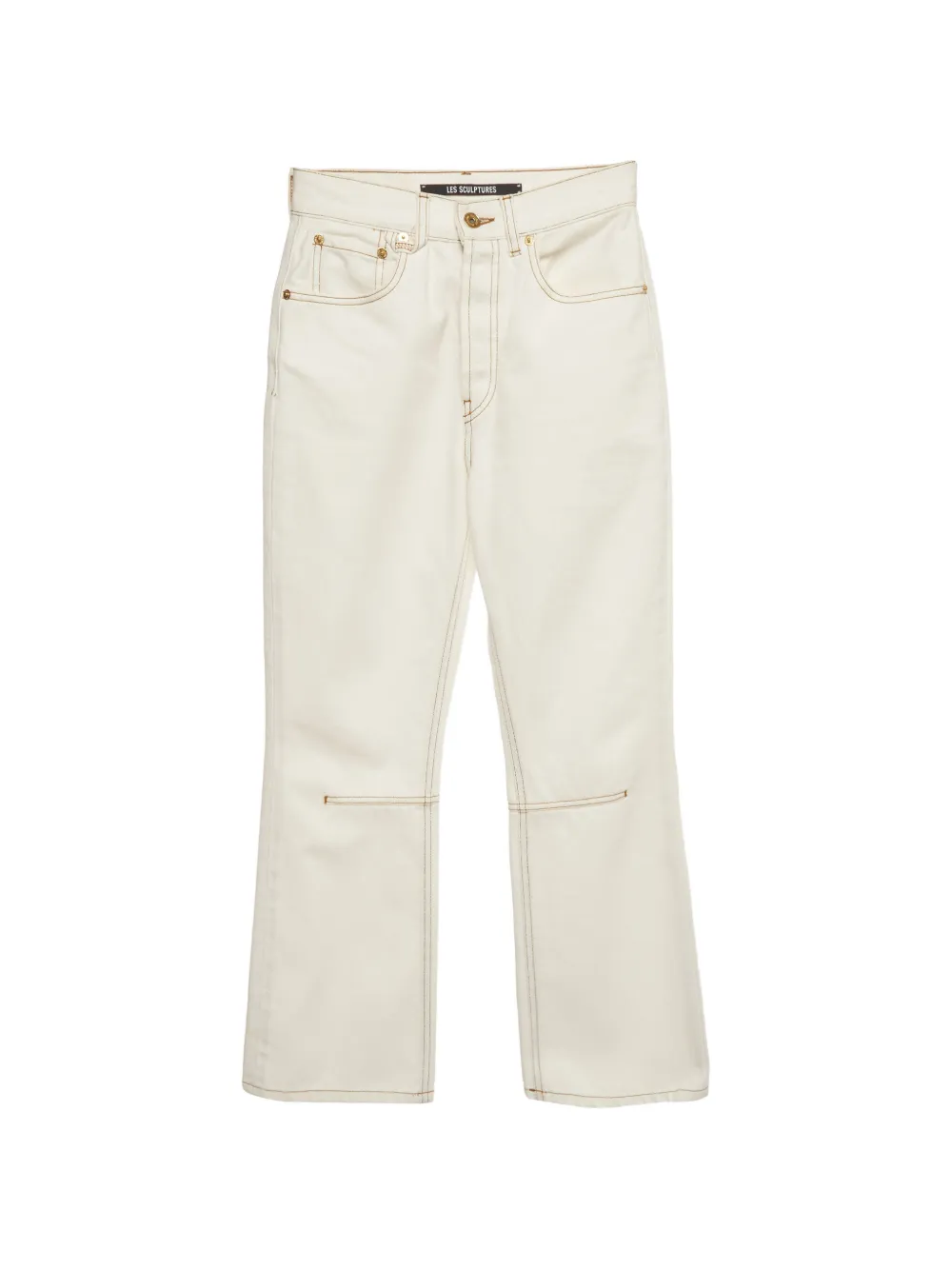 Jacquemus Pre-Owned Les Sculptures straight-leg jeans - Bianco