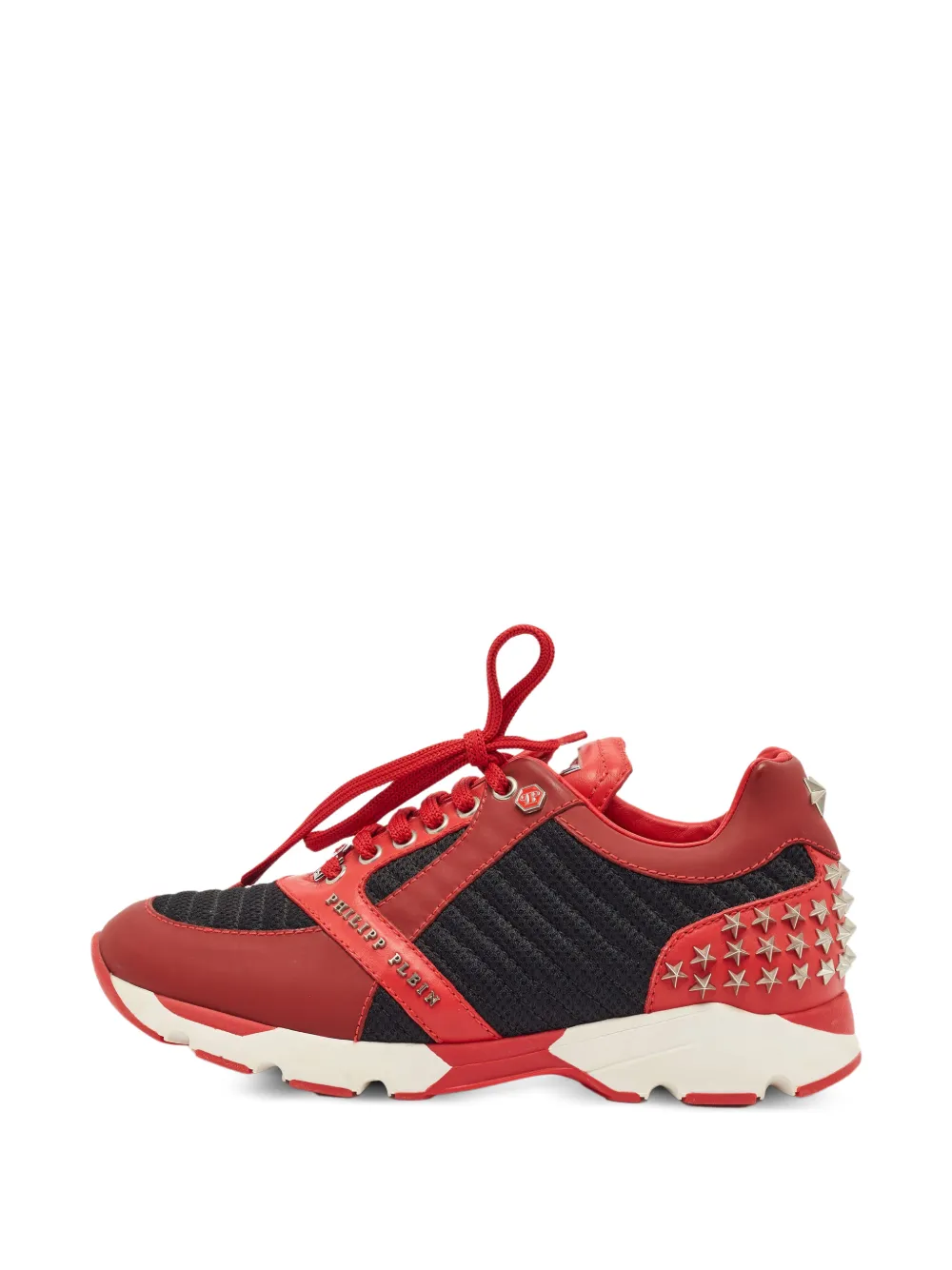 Philipp Plein Sneakers con borchie - Rosso