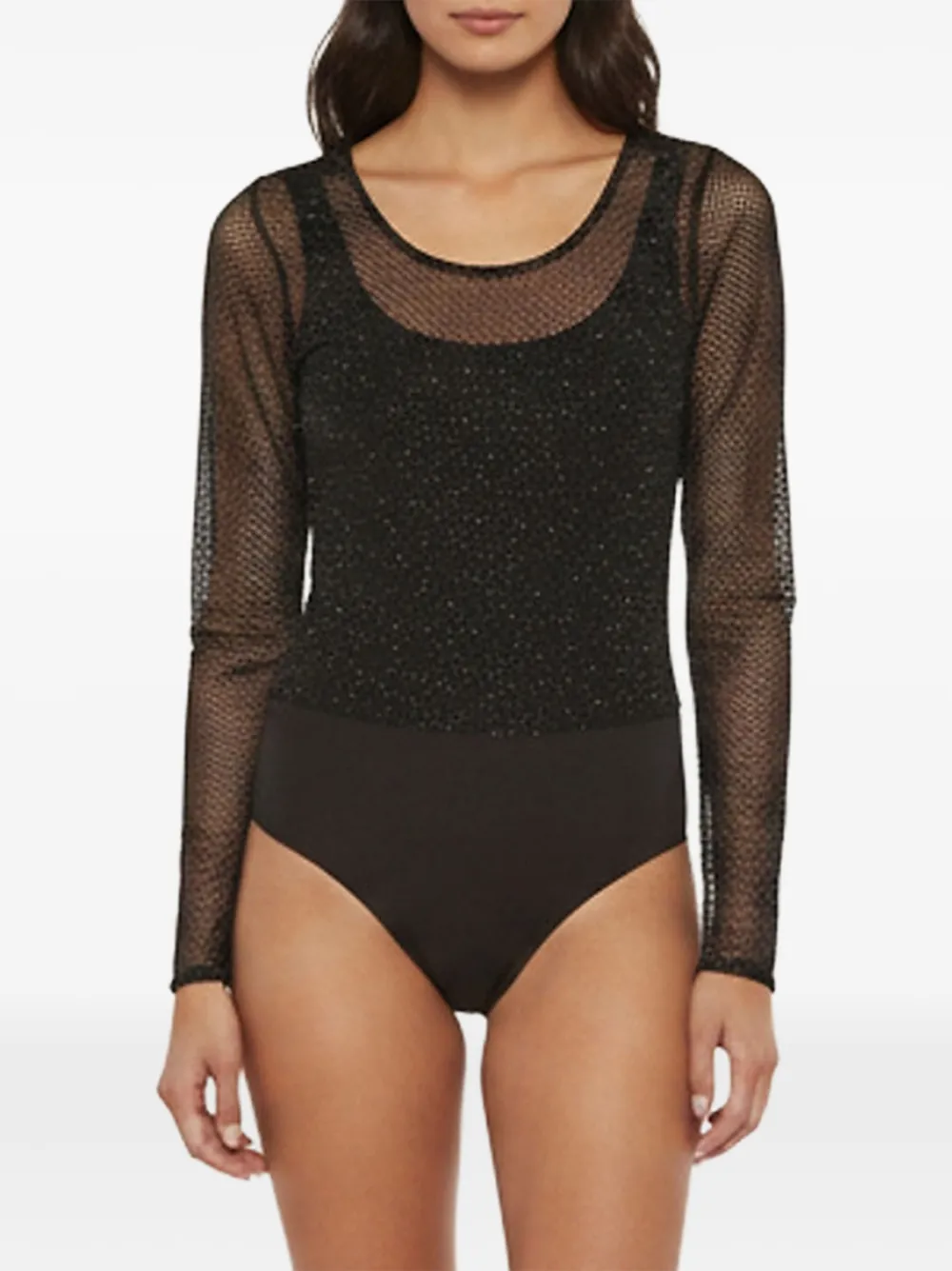 Maje long-sleeves top - Schwarz