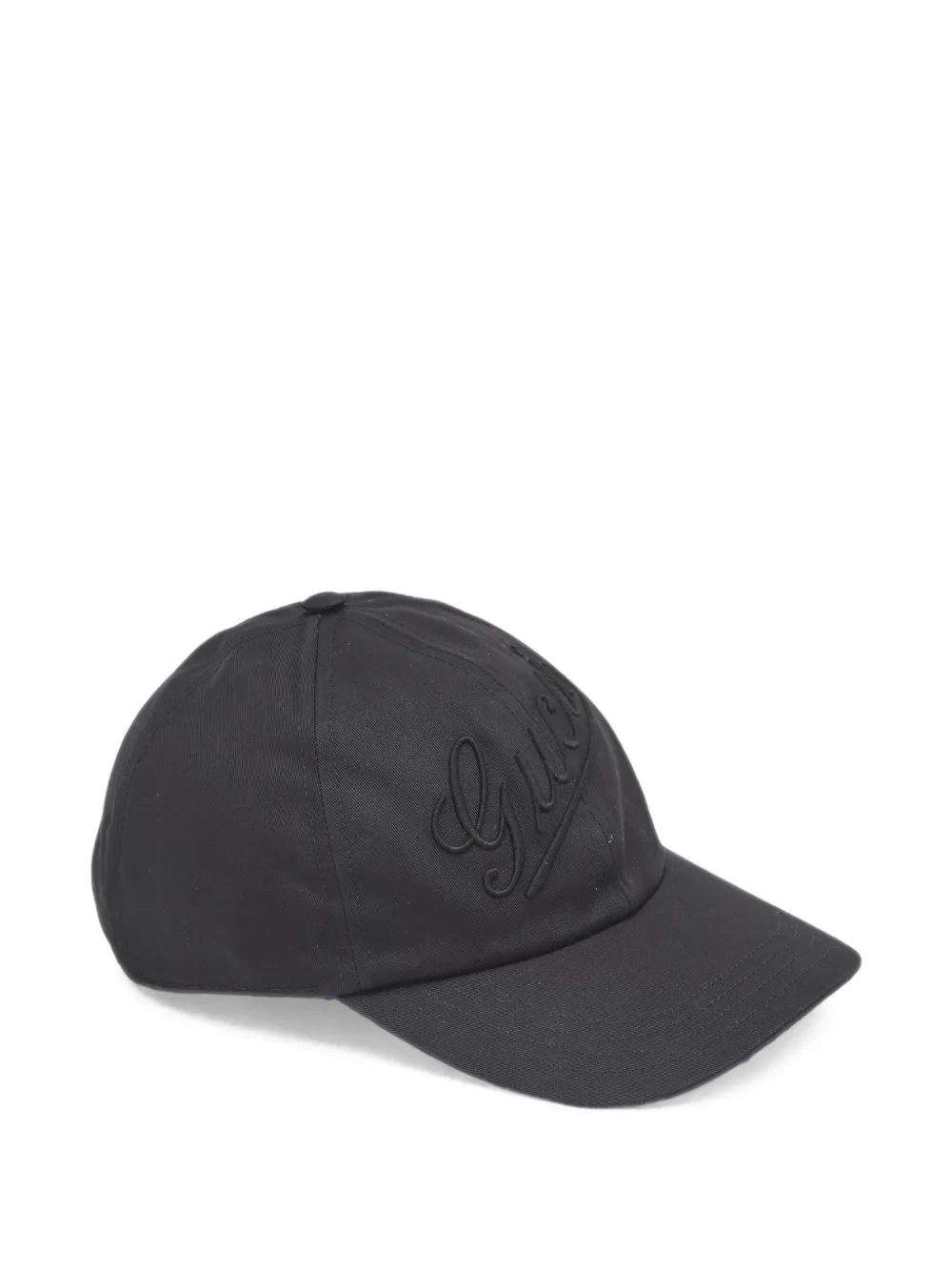 Gucci Pre-Owned logo-embroidered baseball cap - Schwarz