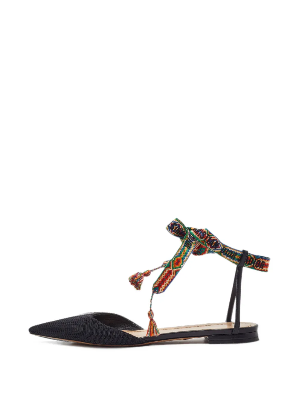 Christian Dior Pre-Owned pointed-toe flat sandals - Schwarz