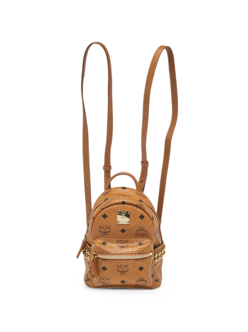 MCM Pre-Owned sac à dos Stark Bebe Boo clouté - Marron