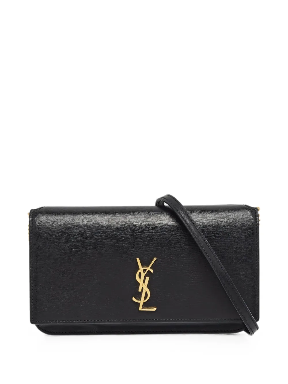 Saint Laurent Pre-Owned Cassandre crossbody bag - Schwarz