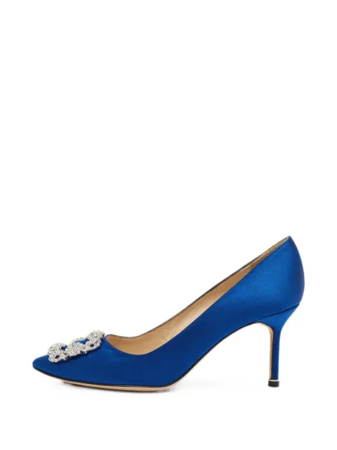 Manolo Blahnik Hangisi buckle pumps