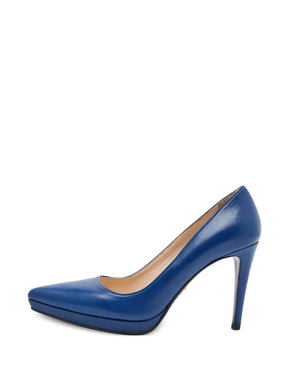 Prada Pre-Owned pointed-toe platform pumps - Blu