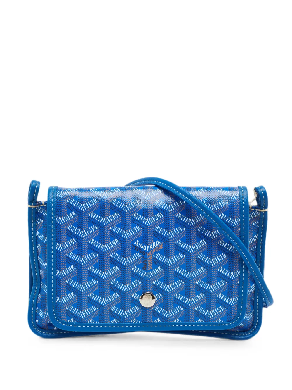 Goyard Pre-Owned 2022 Plumet Goyardine crossbody bag - Blau