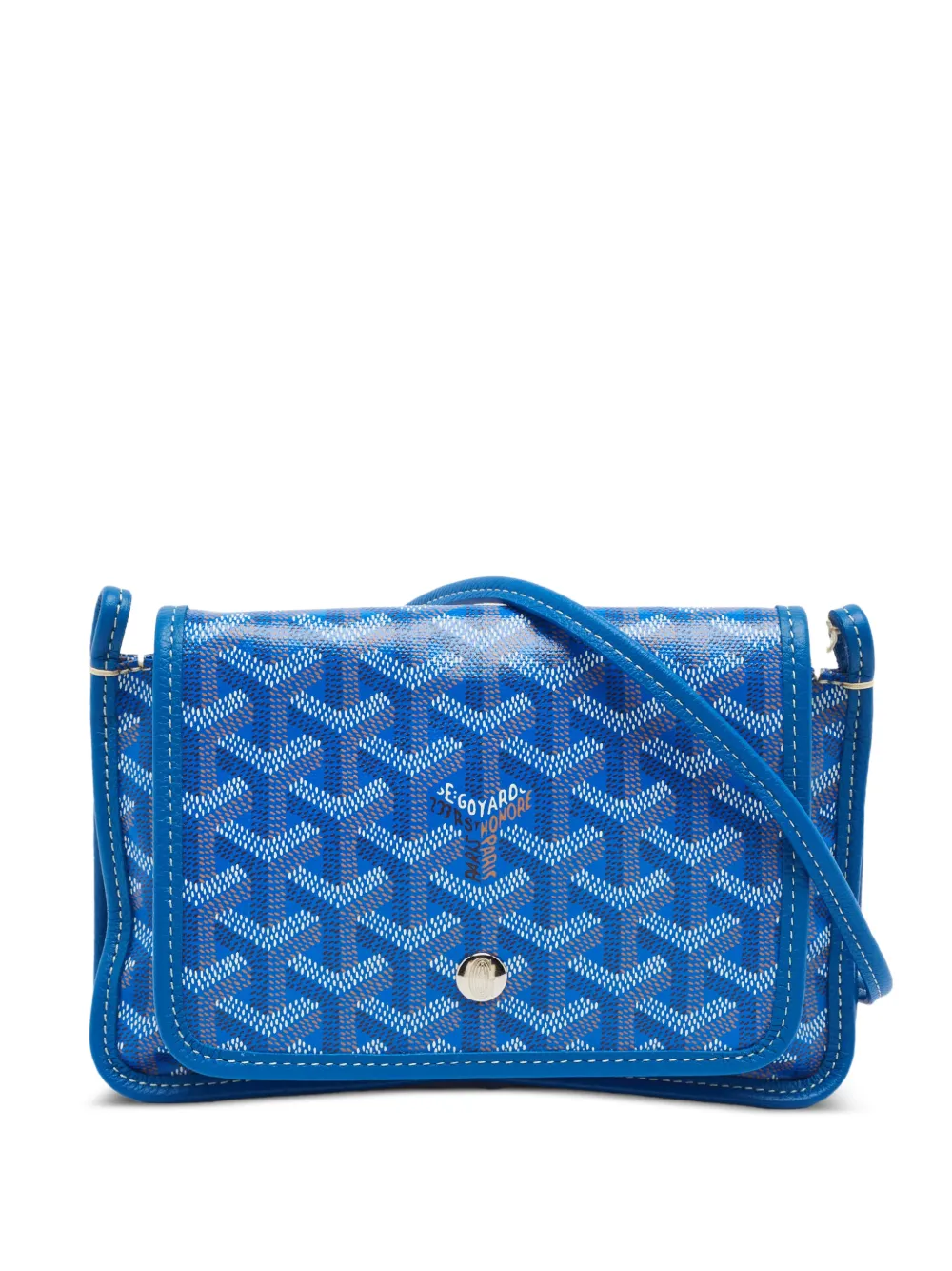 Goyard Pre-Owned 2022 Plumet Goyardine crossbody bag - Blu