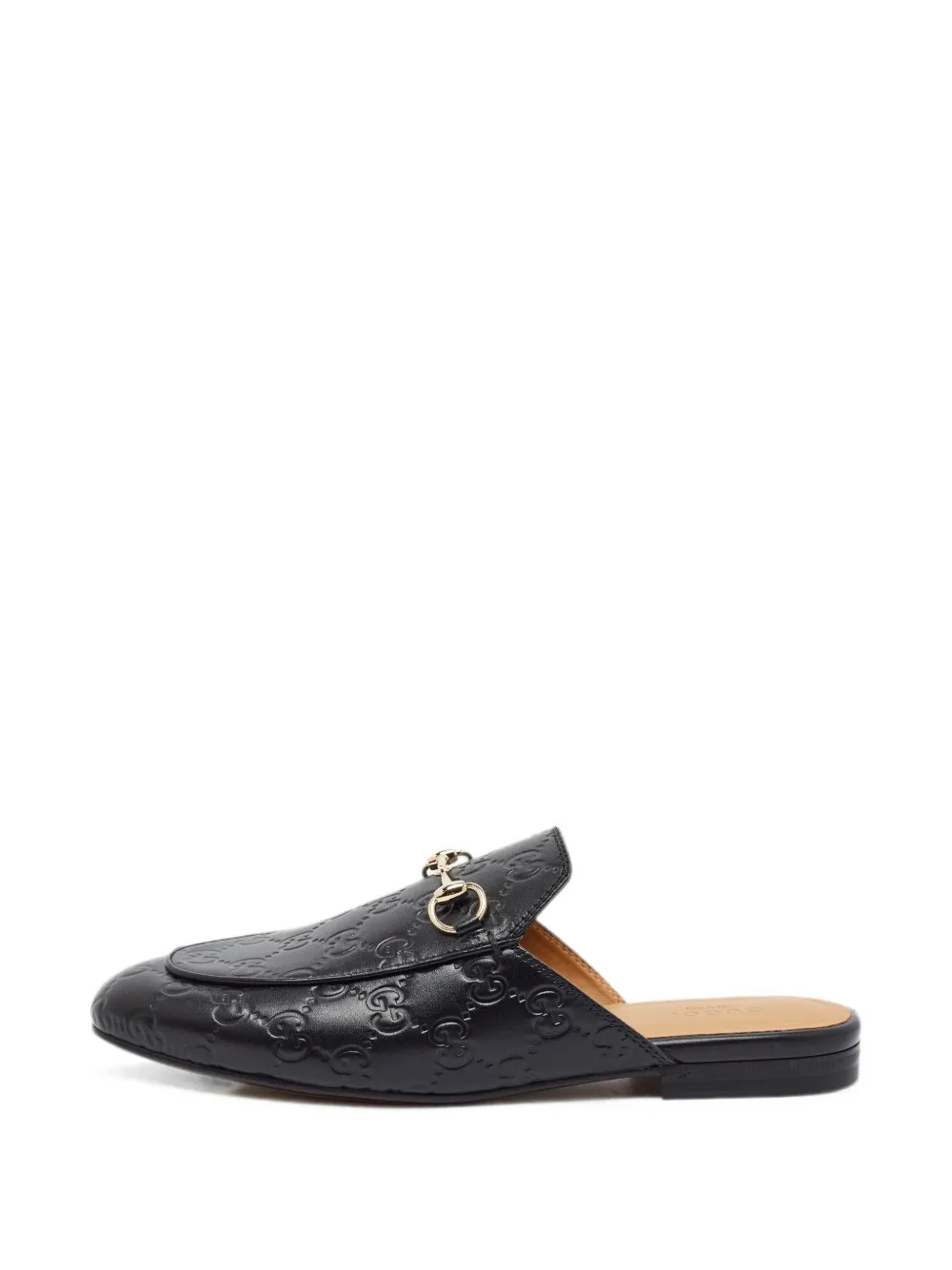Gucci Pre-Owned Princetown Guccissima mules - Schwarz