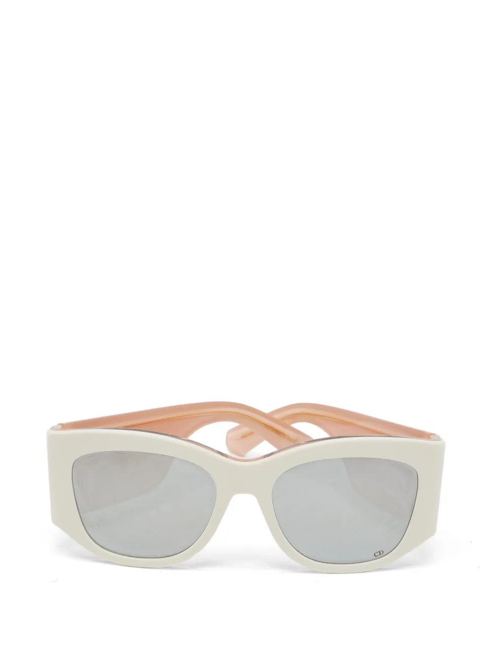 Christian Dior Pre-Owned lunettes de soleil Diornuit S1I à monture carrée - Blanc Christian Dior Pre-Owned lunettes de soleil Diornuit S1I à monture carrée - Blanc