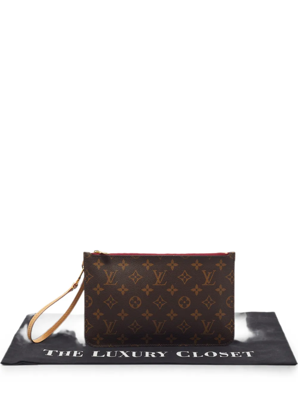Louis Vuitton Pre-Owned 2014 Neverfull Monogram clutch bag - Marrone