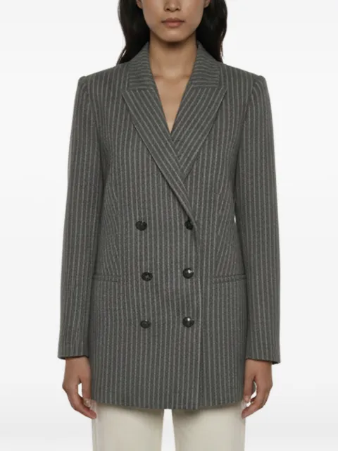 L'Agence pinstriped double-breasted blazer