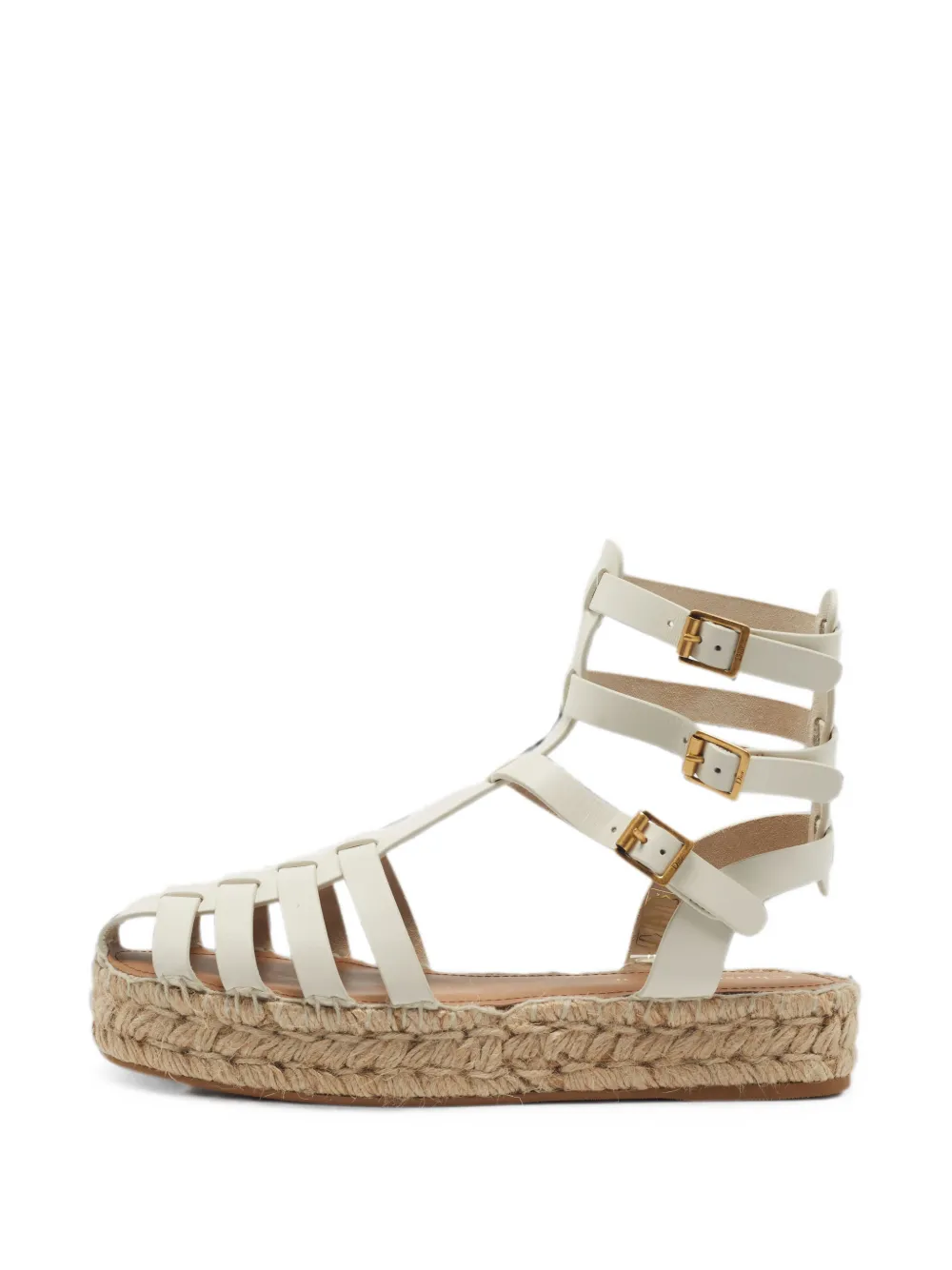 Christian Dior Pre-Owned Marine Dioriviera platform espadrilles - Weiß