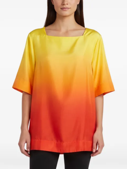 Sonia Rykiel Pre-Owned ombré-effect short-sleeve blouse