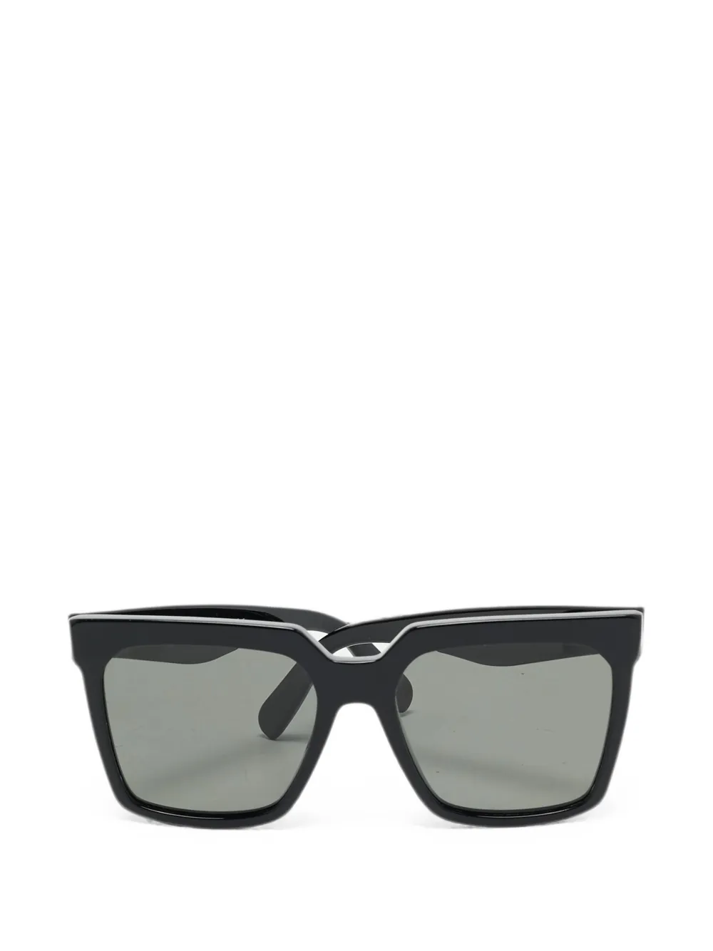 Celine Pre-Owned Three Dots square sunglasses - Nero