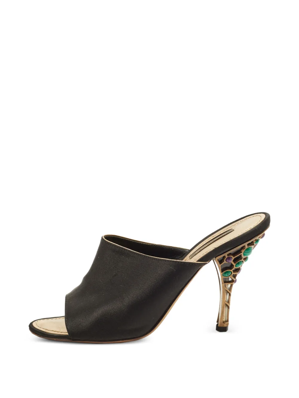Louis Vuitton Pre-Owned embellished open-toe heeled sandals - Schwarz