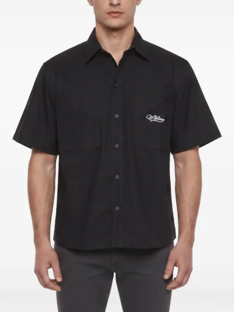 Off-White Pre-Owned chemise à logo brodé en popeline
