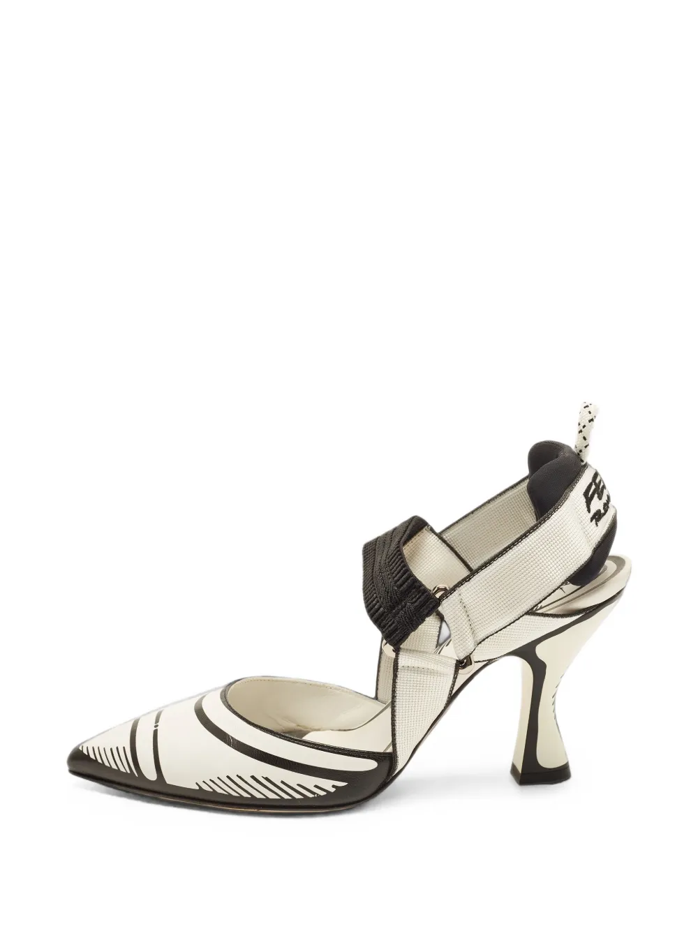 Fendi Pre-Owned Colibri slingback pumps - Weiß