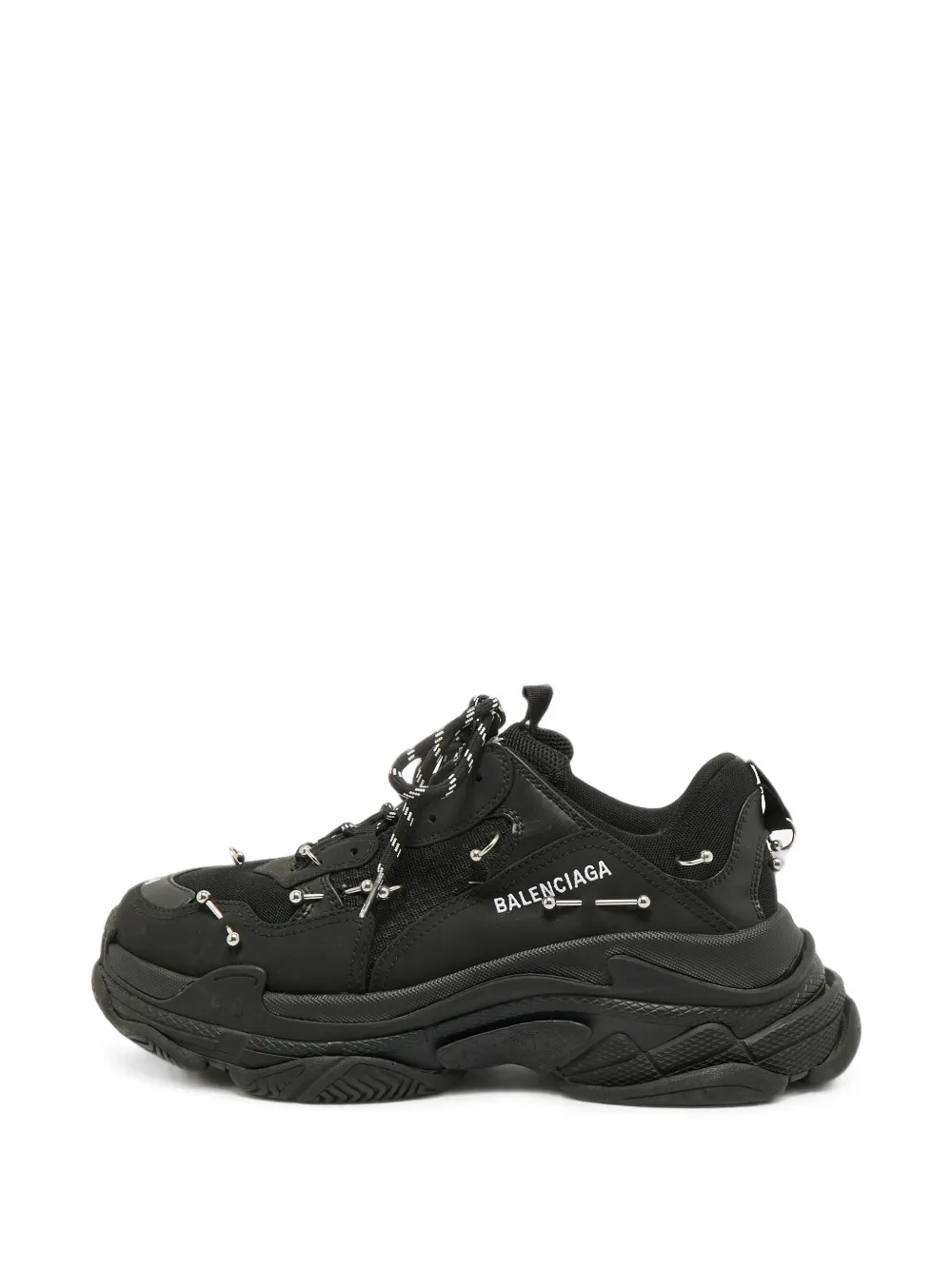 Balenciaga Pre-Owned Triple S Piercings sneakers - Schwarz