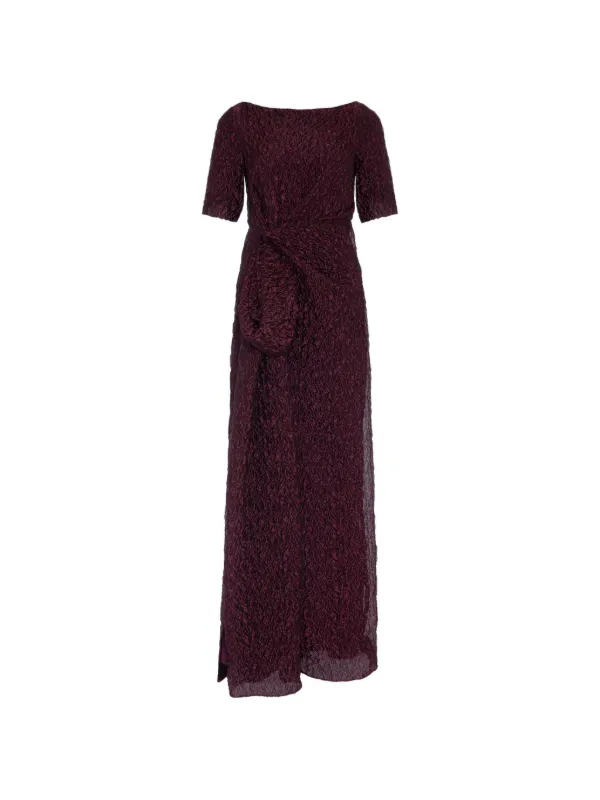 Roksanda Syla Knotted-waist Maxi Dress in Red