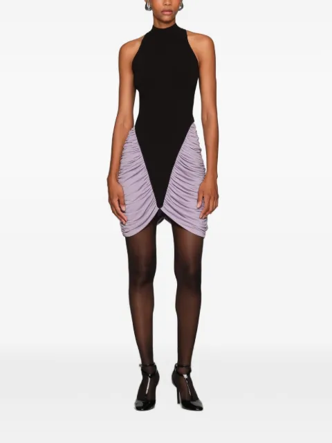 Et Ochs ruched panelled mini dress