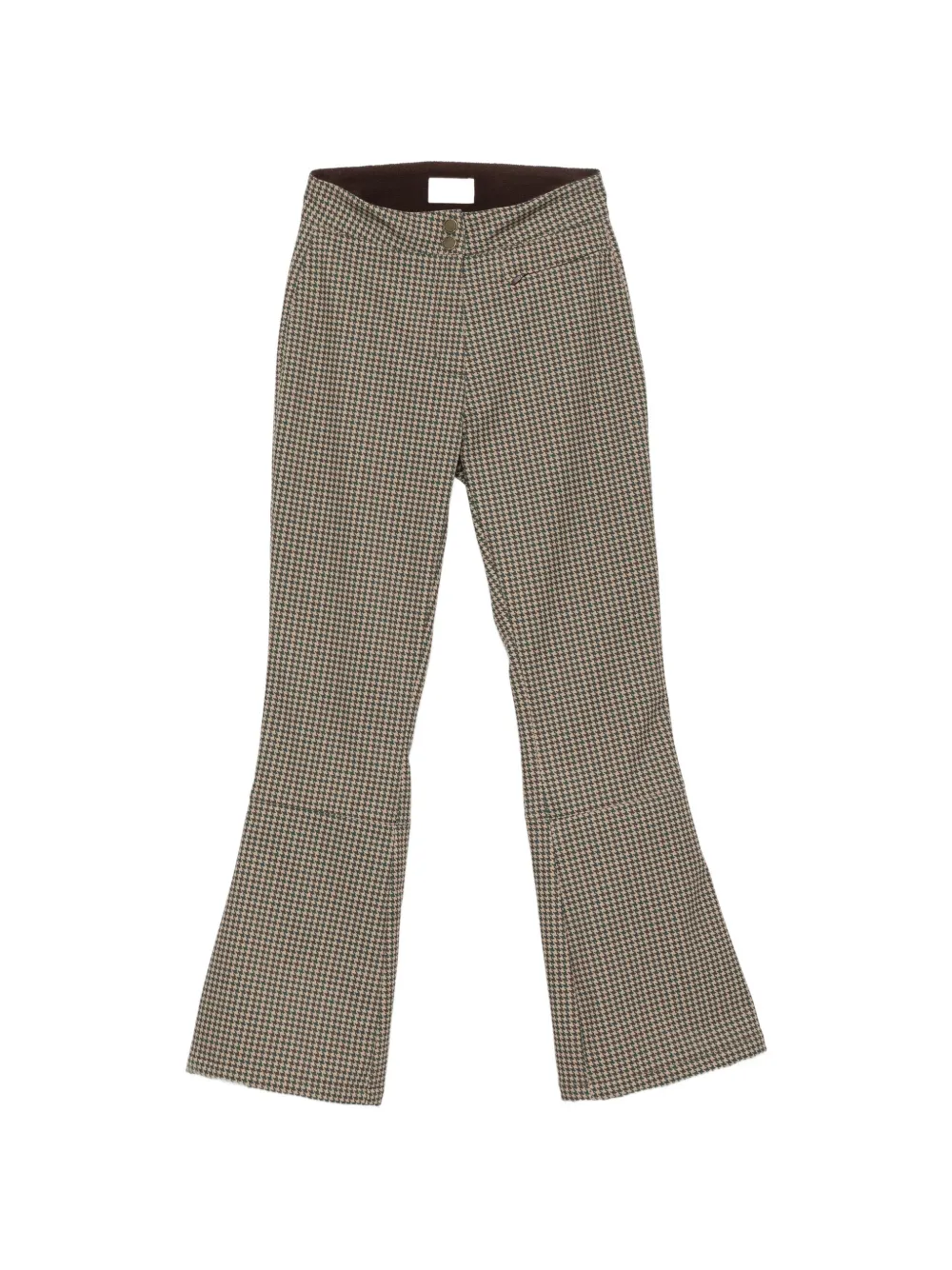 We Norwegians Glenshee skibroek met pied-de-poule print Bruin