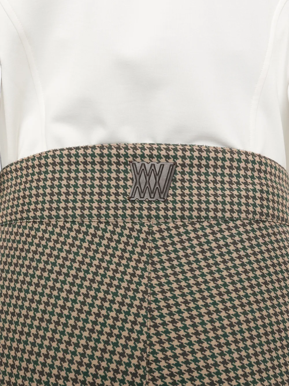 We Norwegians Glenshee skibroek met pied-de-poule print Bruin