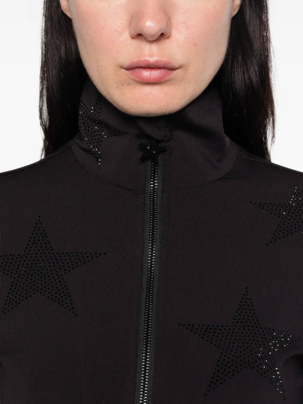 Goldbergh Yura ski-pullover verfraaid met ster Zwart