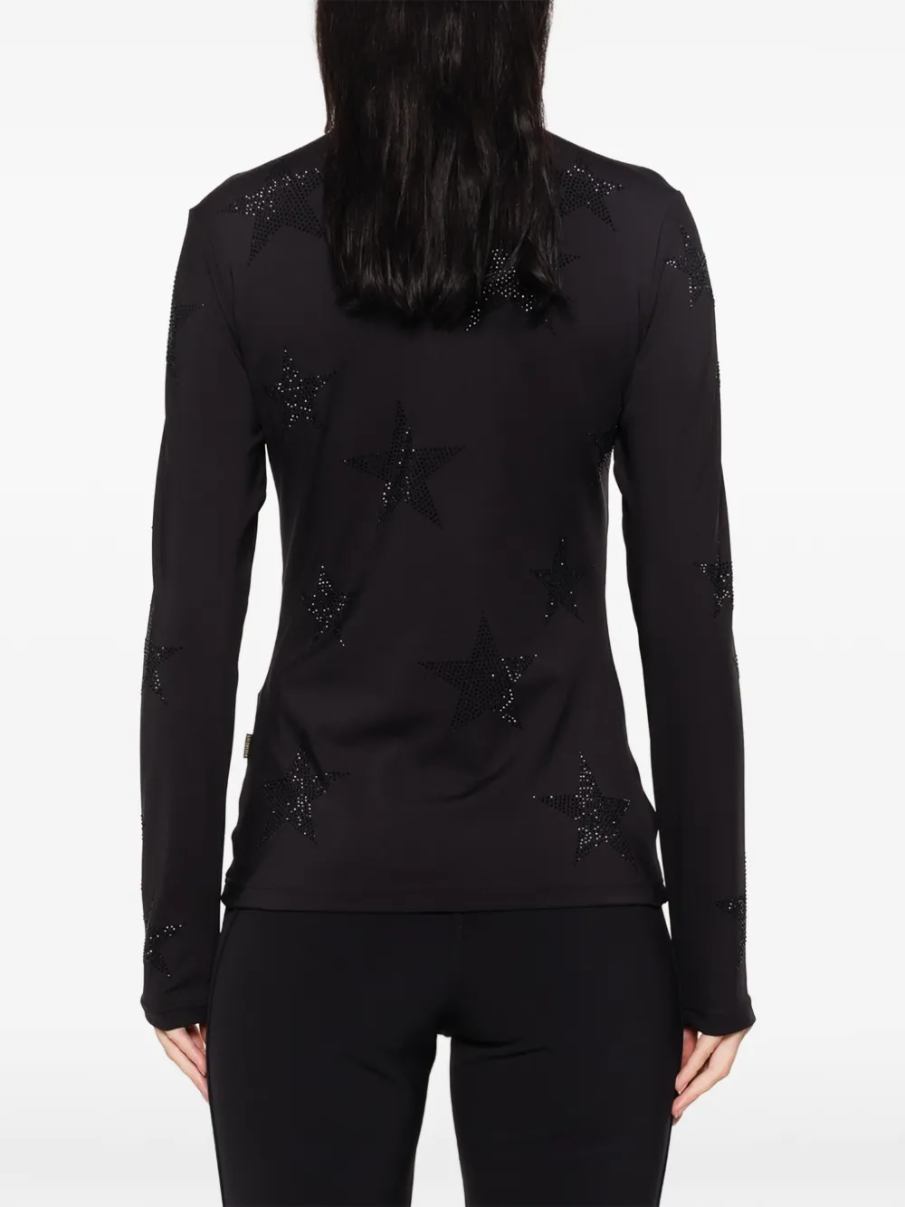 Goldbergh Yura ski-pullover verfraaid met ster Zwart