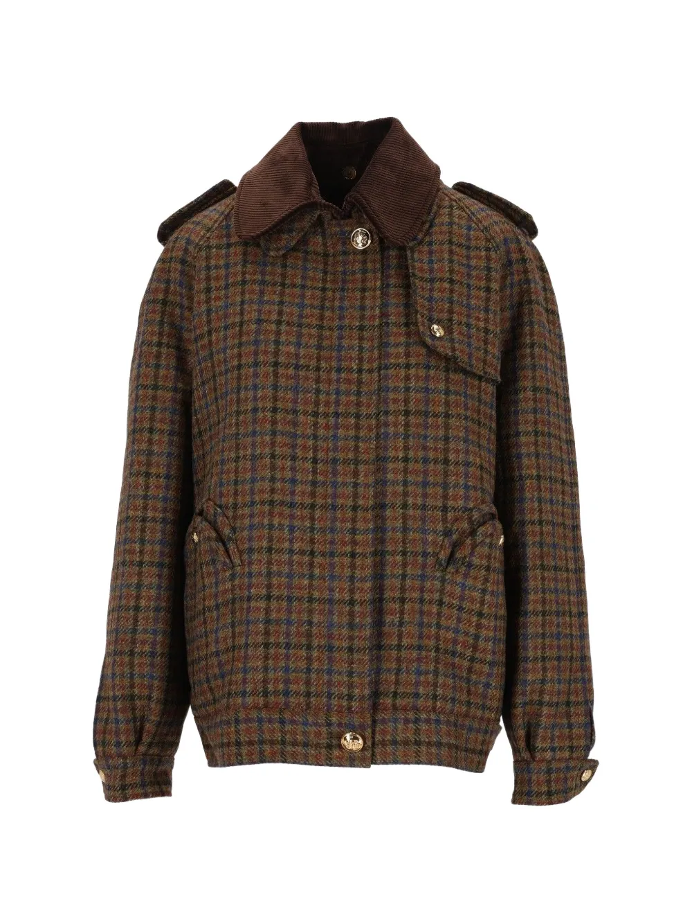 Blazé Milano Amandira Chausie check jacket - Grün