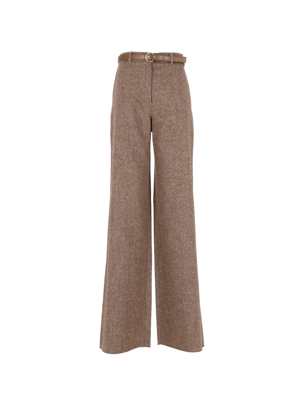 Max Mara belted trousers - Marrone