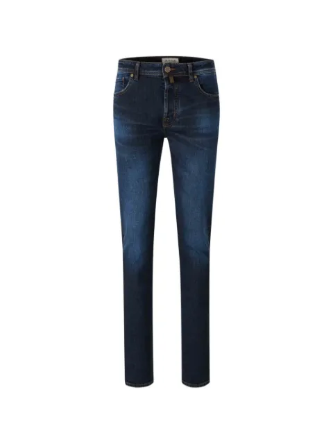 Jacob Cohën whiskered slim-fit jeans