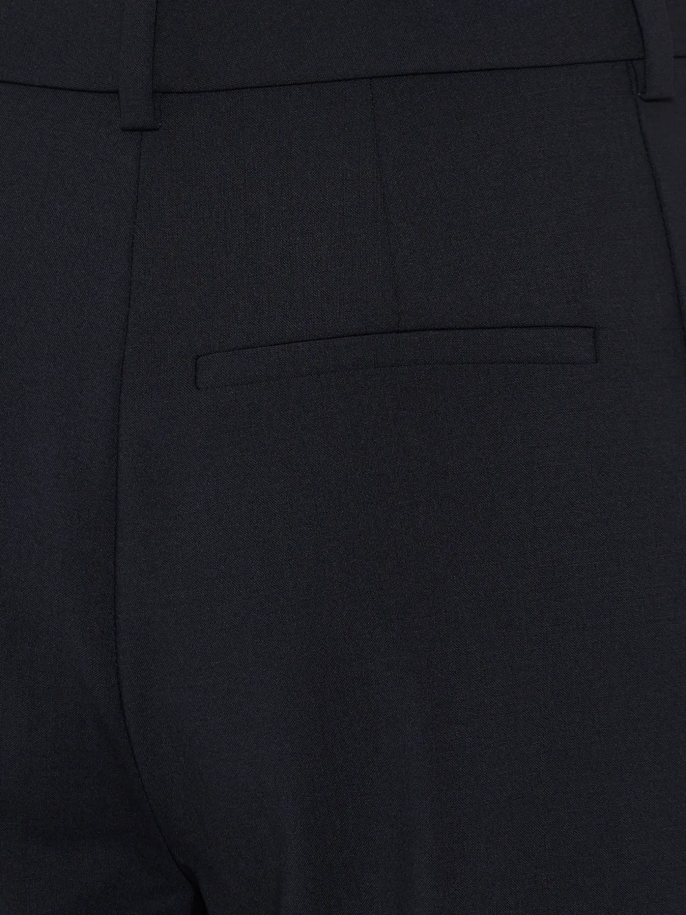 Theory Plooibroek met wijde pijpen Blauw