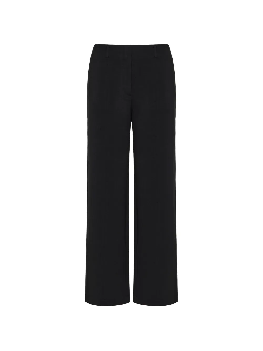 Theory Stretch gebreide broek Zwart