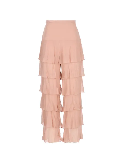 Valentino Garavani pantalon à volants superposés