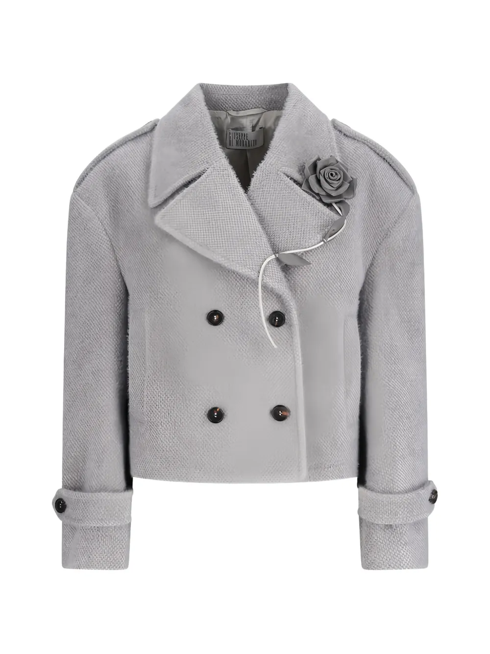 Giuseppe Di Morabito double-breasted floral-detail jacket