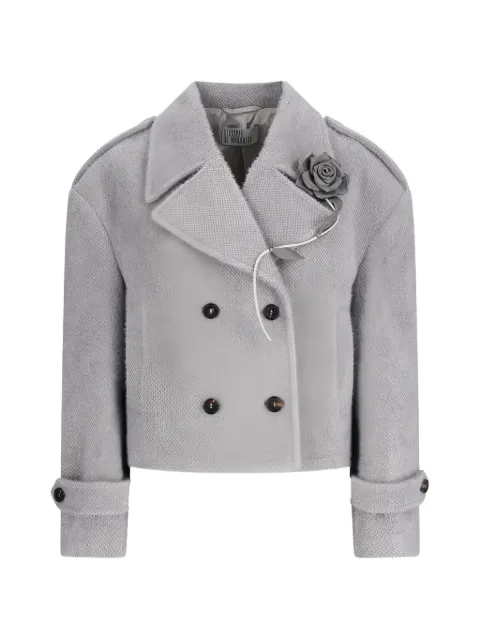Giuseppe Di Morabito double-breasted floral-detail jacket