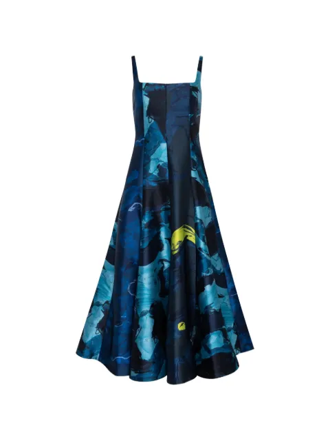 Roksanda Zelia abstract-print sleeveless midi dress