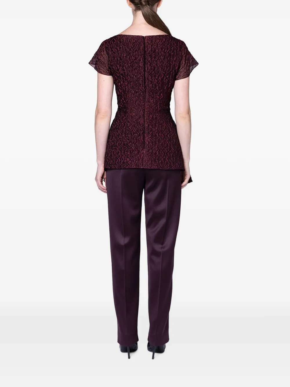 Roksanda Cirel Knot-detail Top in Red, view 4