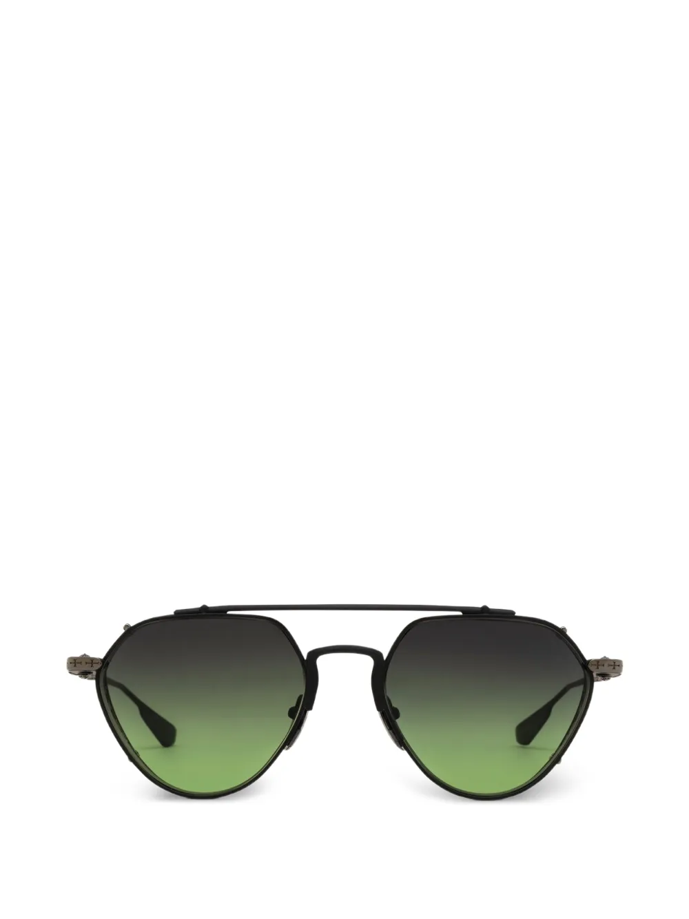 Chrome Hearts Free Ride geometric-frame sunglasses - Nero