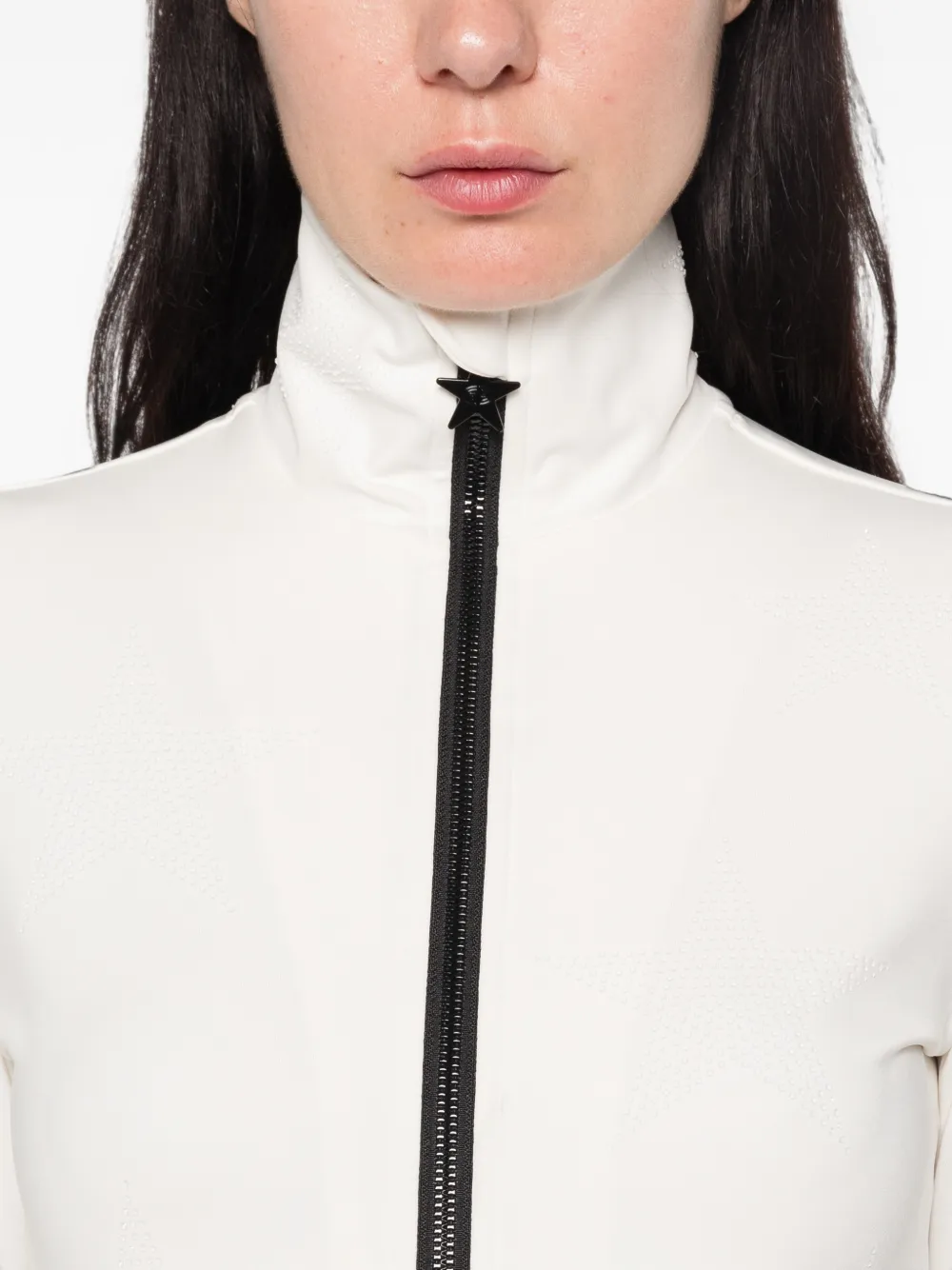 Goldbergh Yura top met sterrenprint Wit