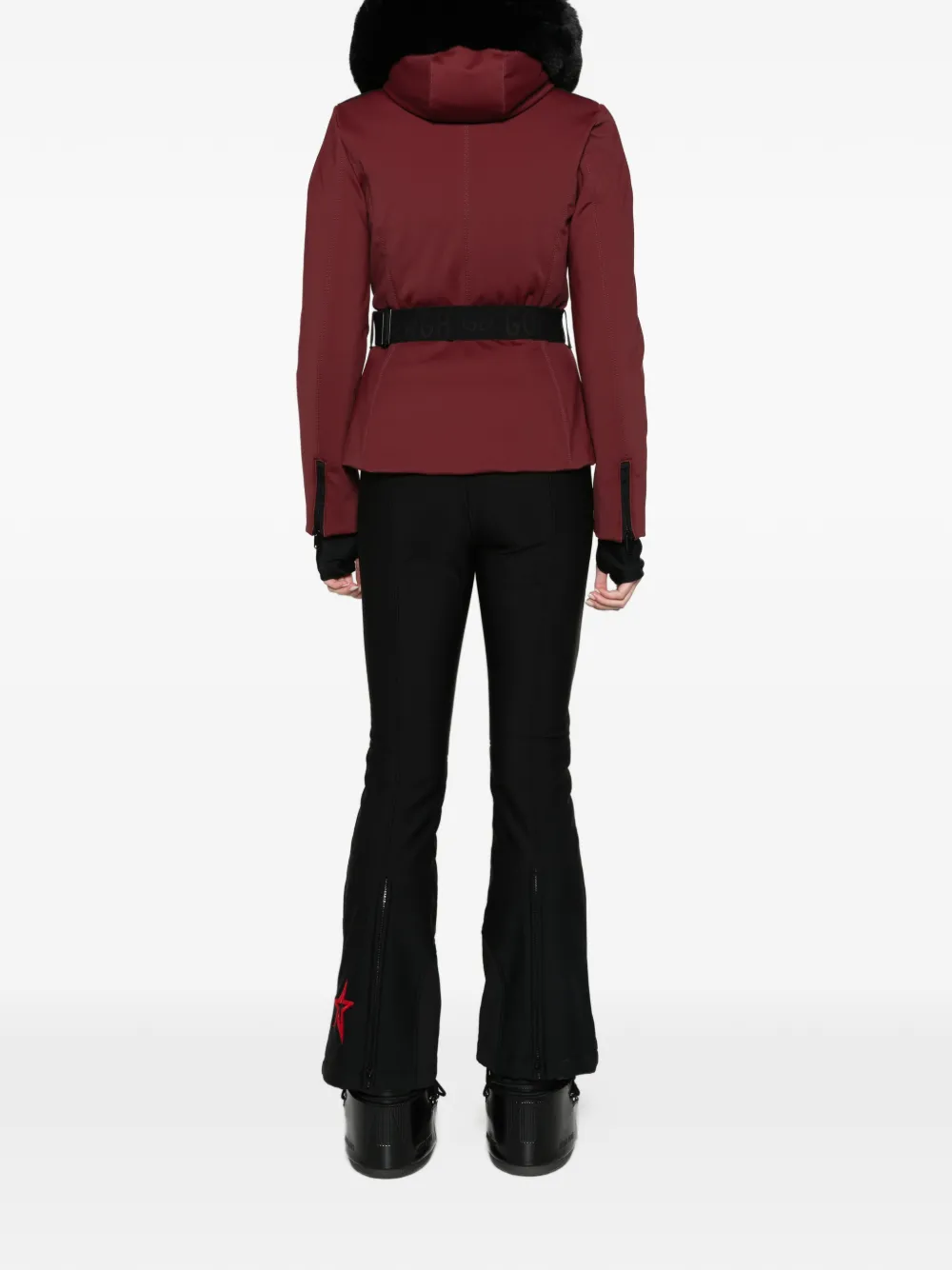 Goldbergh Hida ski jacket faux border Rood