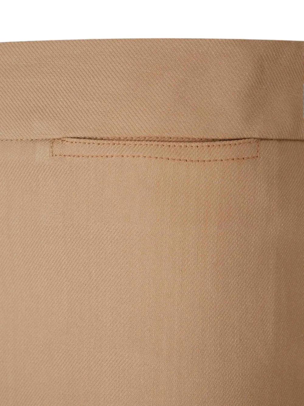 Veronica Beard Darrell omgeslagen broek met wijde pijpen Beige